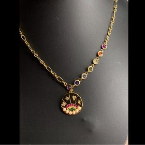 KATE SPADE - Rainbow Medallion Pendant
